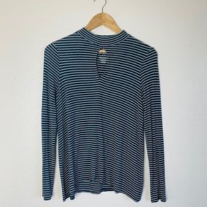 • SOLD • American Eagle Soft & Sexy Striped Keyhole Thermal